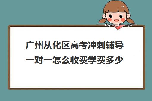 广州从化区高考冲刺辅导一对一怎么收费学费多少钱(高三辅导一对一多少钱)