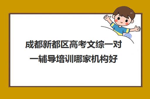 成都新都区高考文综一对一辅导培训哪家机构好(一对一教育机构排名)