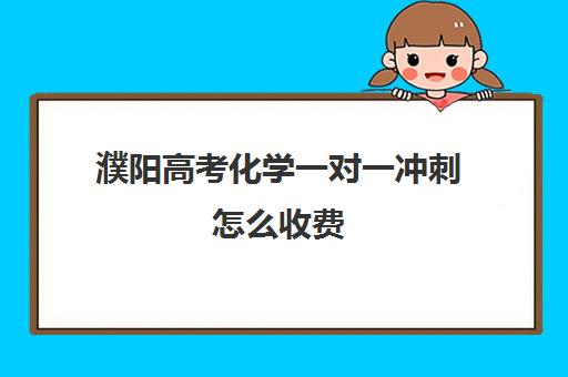 濮阳高考化学一对一冲刺怎么收费(新东方高考培训怎么样)