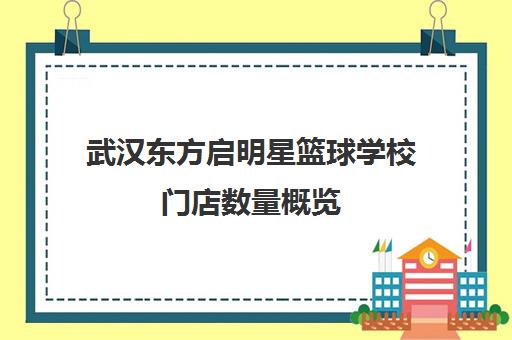 武汉东方启明星篮球学校门店数量概览