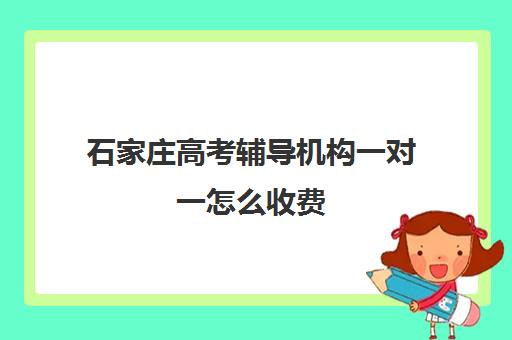 石家庄高考辅导机构一对一怎么收费(石家庄市新华区一对一家教)