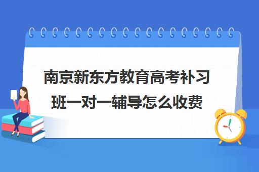 南京新东方教育高考补习班一对一辅导怎么收费