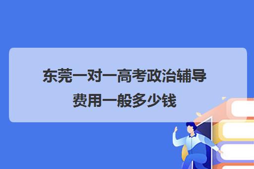 东莞一对一高考政治辅导费用一般多少钱(一对一辅导收费)