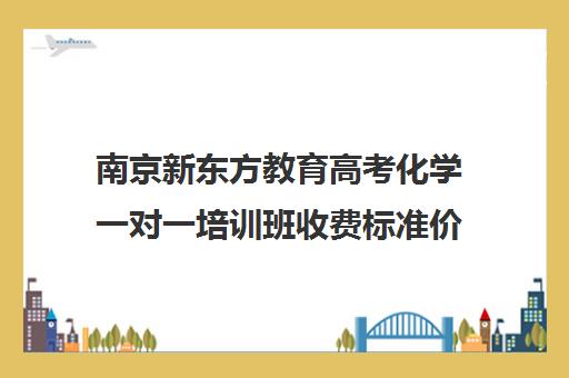 南京新东方教育高考化学一对一培训班收费标准价格一览（新东方高考培训机构官网）