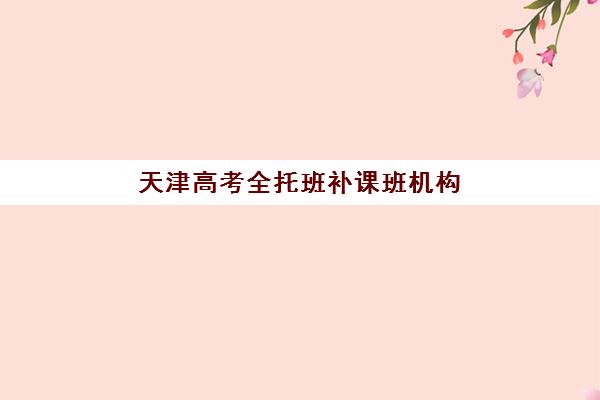天津高考全托班补课班机构发展指数TOP5如何评估？2025年最新实力排名、核心优势与择校指南全解析