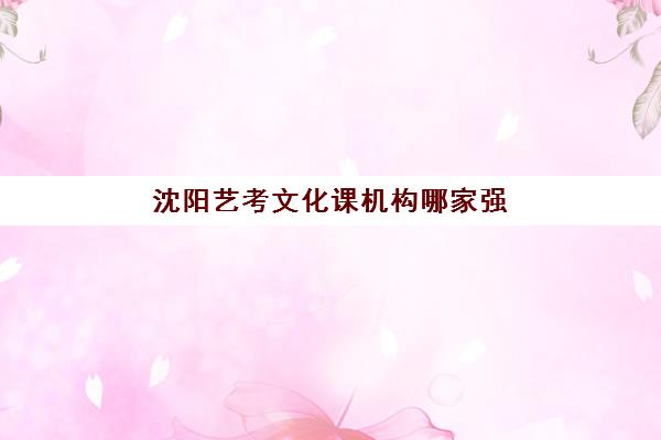 沈阳艺考文化课机构哪家强？2025年五大机构服务能力与择校指南