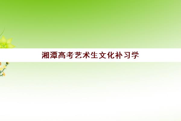 湘潭高考艺术生文化补习学校信息确认时间是几点？2025年最新时间表、确认流程与备考全攻略