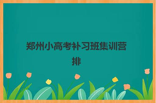 郑州小高考补习班集训营排名榜单最新发布？2025年权威排名、各机构特色解析与科学择校全指南