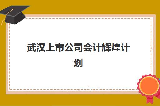 武汉上市公司会计辉煌计划辅导班有哪些机构好？2025年最新机构排名、课程对比与选择指南全解析