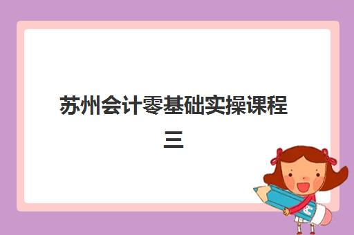 苏州会计零基础实操课程三大公办机构特色对比如何选择？2025年最新课程体系、师资实力与就业前景全解析