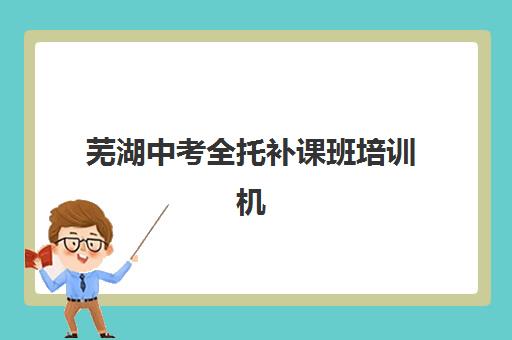 芜湖中考全托补课班培训机构哪个更好一点？2025年十大权威排名与个性化择校全攻略