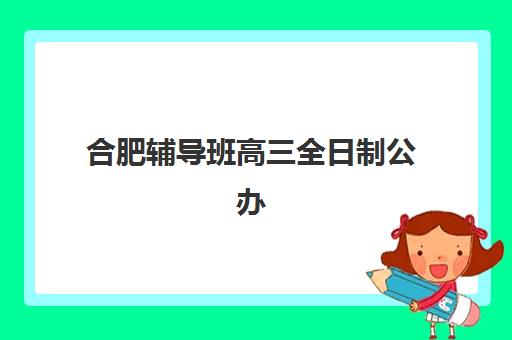 合肥辅导班高三全日制公办vs民办服务对比如何选择？2025年两类机构优劣势分析、择校指南与避坑全攻略