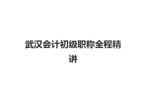 武汉会计初级职称全程精讲课程五大机构服务案例集如何选？2025年优质机构教学特色与学员成果深度解析