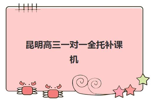 昆明高三一对一全托补课机构怎么选？2025年家长必看的口碑与实力对比指南