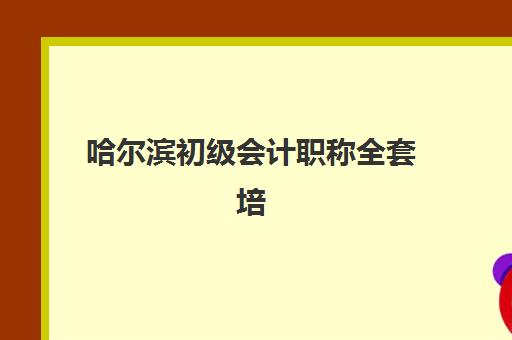 哈尔滨初级会计职称全套培训课程机构成功率最高的是哪个？2025年高通过率机构评测与选择全指南